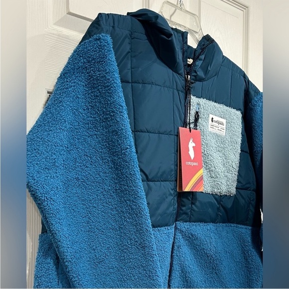 Cotopaxi Women's Medium Trico Hybrid Jacket Abyss Lake Blue NWT Hood Fleece - Picture 9 of 14